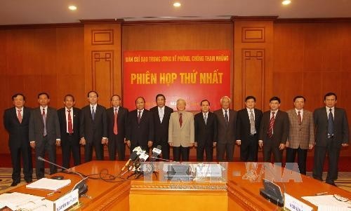 Ra mắt Ban Chỉ đạo Trung ương phòng chống tham nhũng - ảnh 1